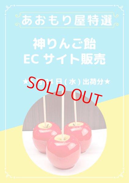 画像1: 要！説明欄をご一読ください【神！！りんご飴 Ｍサイズ玉 ２個セット】※クール便（６月２４日(水)出荷分） (1)